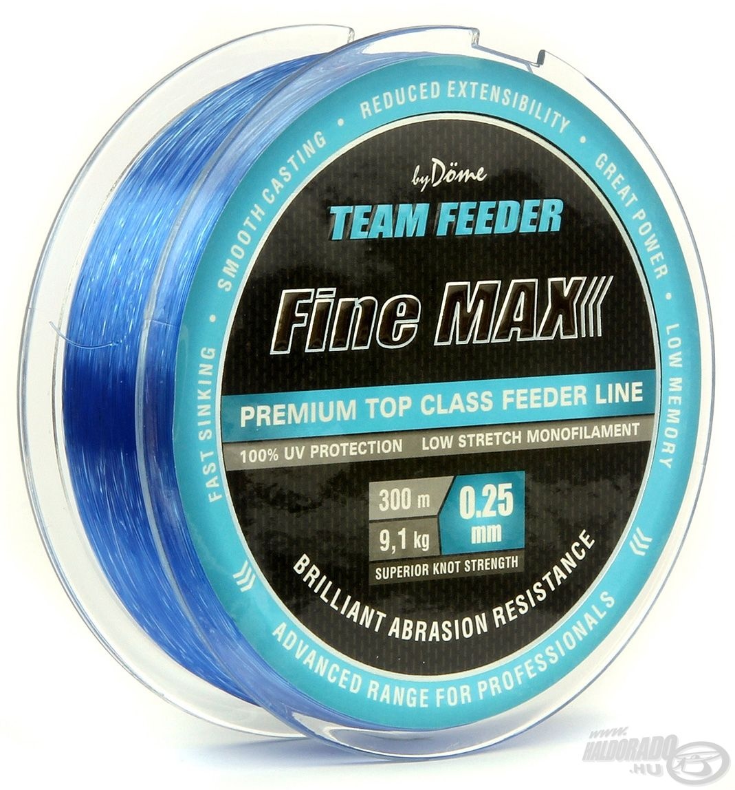 By Döme TEAM FEEDER Fine Max Line 0 20 mm Haldorádó horgász áruház