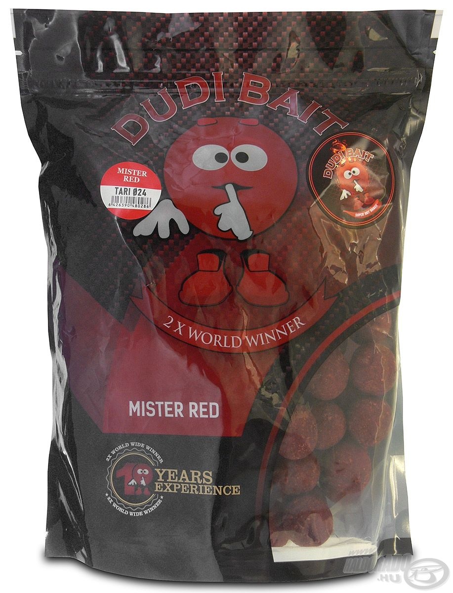 Dudi Bait Mister Red Super Hot F Z Tt Kg Mm Haldor D Horg Sz