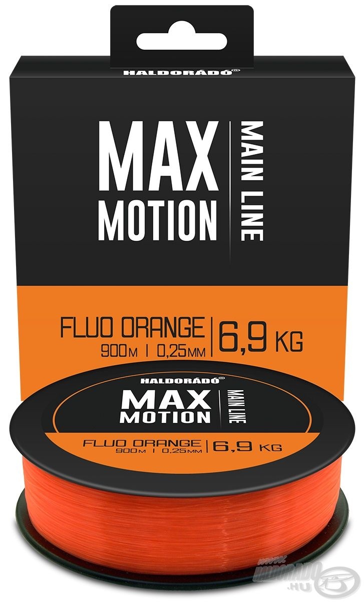 HALDORÁDÓ MAX MOTION Fluo Orange 0 25 mm 900 m Haldorádó horgász áruház