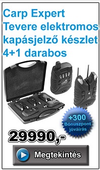 Carp Expert Tevere elektromos kapásjelző készlet 4+1 darabos