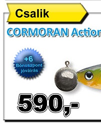 CORMORAN Action Fin Shad 10 cm - Firetiger 1 db