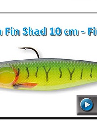 CORMORAN Action Fin Shad 10 cm - Firetiger 1 db