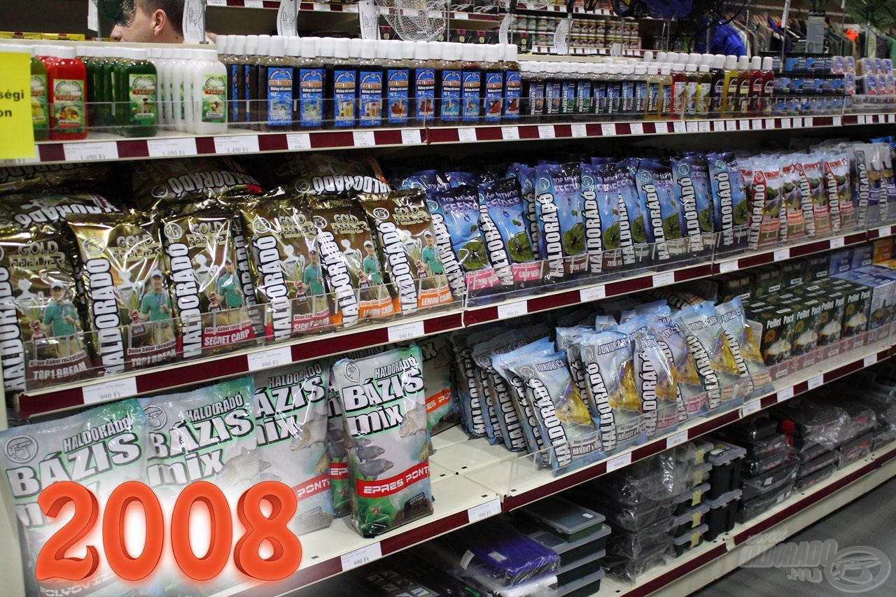 2008 óta találhatóak meg a boltok polcain a Haldorádó termékek. Külön büszkeség, hogy mára Európa számos országában találkozhatnak termékeinkkel a horgászboltokba betérők