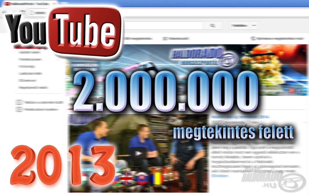 A Haldorádó YouTube csatorna 14 hónap alatt kiemelkedő, 2.000.000 feletti megtekintést ért el