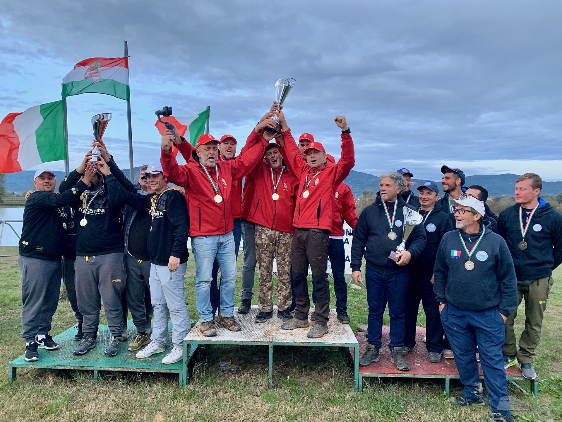 A 1<sup>st</sup> International Fisheries Challenge bajnokcsapata, a TEAM HUNGARY