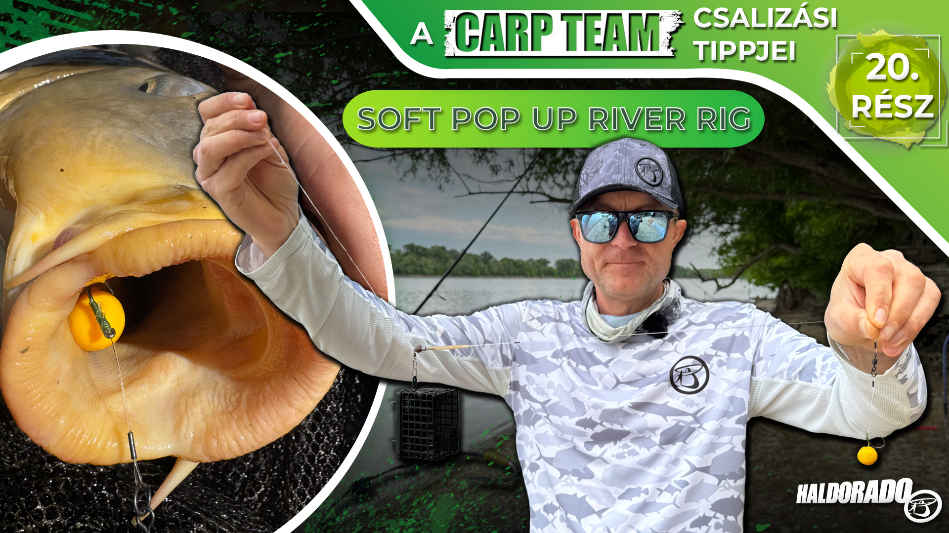 A Haldorádó Carp Team csalizási tippjei – 20. rész - Soft Pop Up River Rig