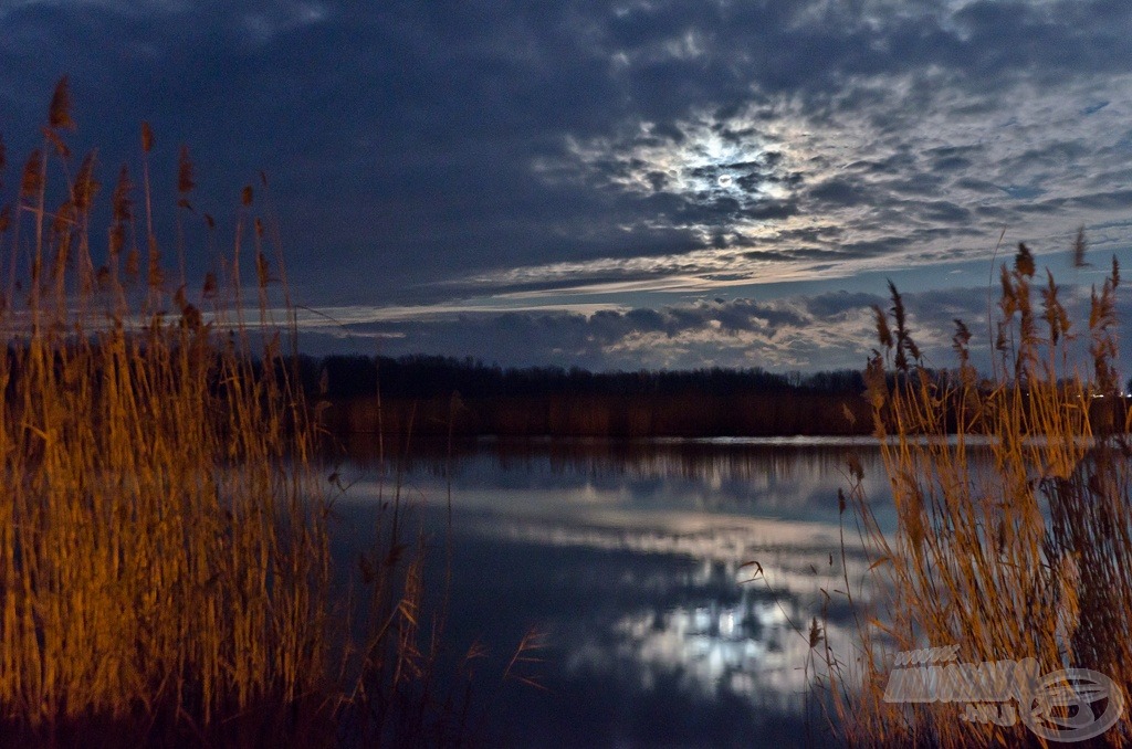 Reszket a holdfény a tó vizén