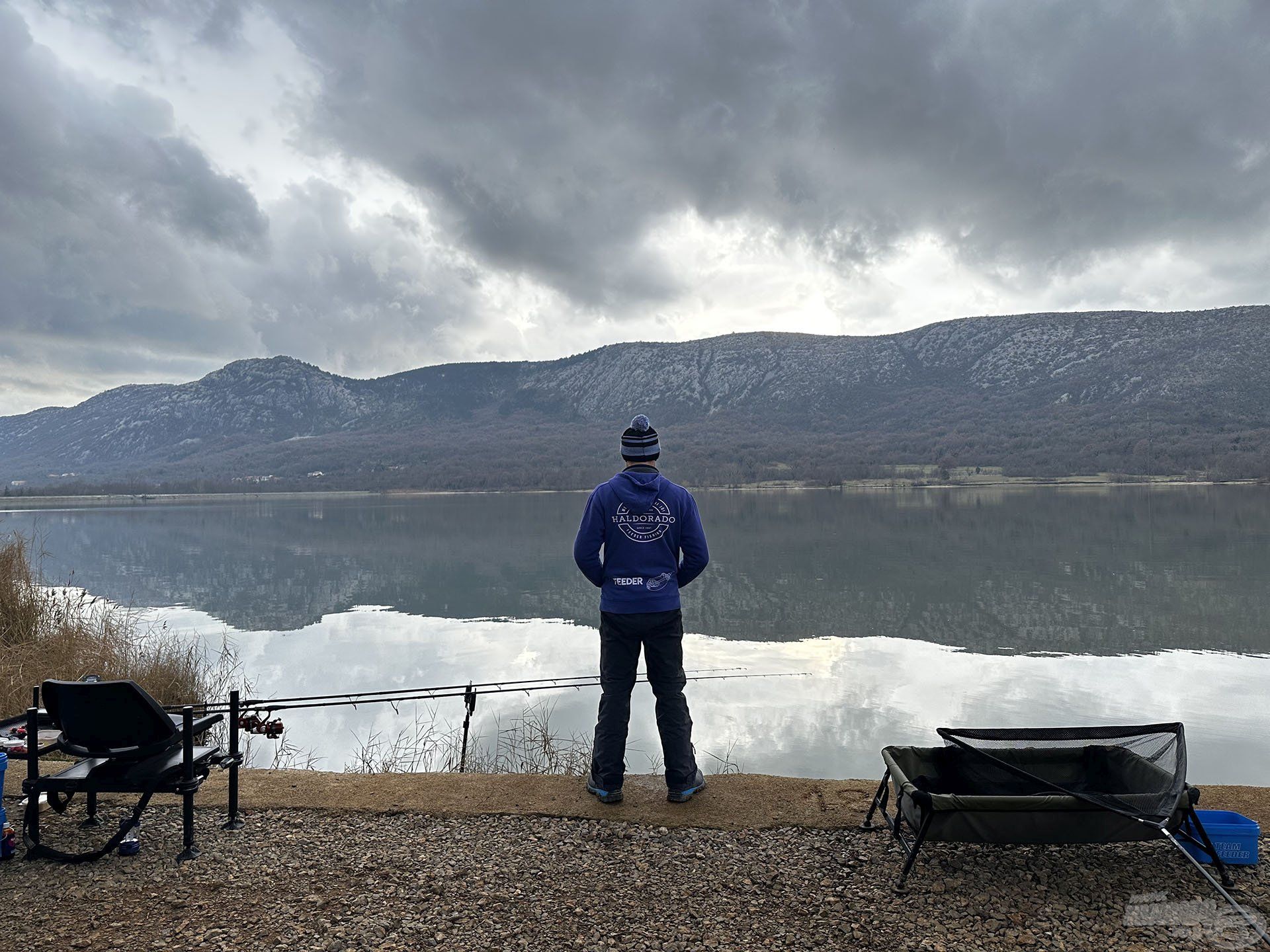 A Tribaljsko Jezero a nagyponty-horgászok Mekkája Horvátországban, itt kezdtem a horgászatot januárban