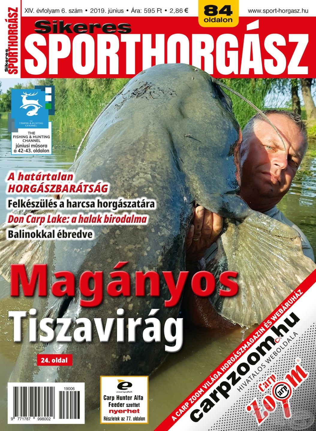 A Sikeres Sporthorgász 2019. júniusi tartalmából