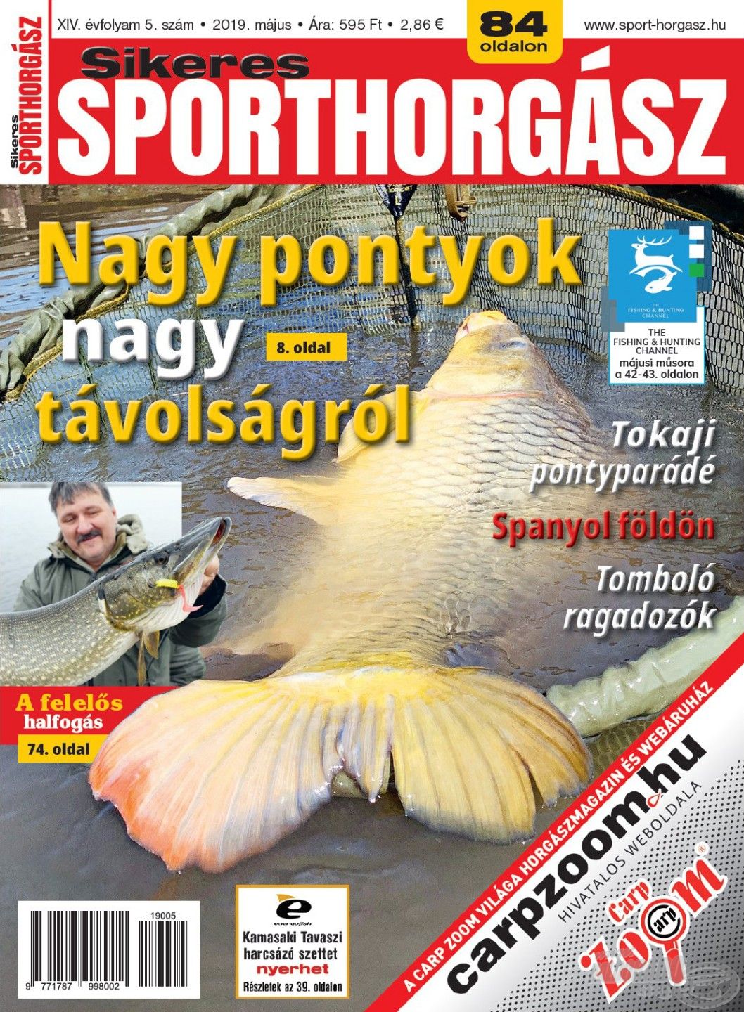 A Sikeres Sporthorgász 2019. májusi tartalmából