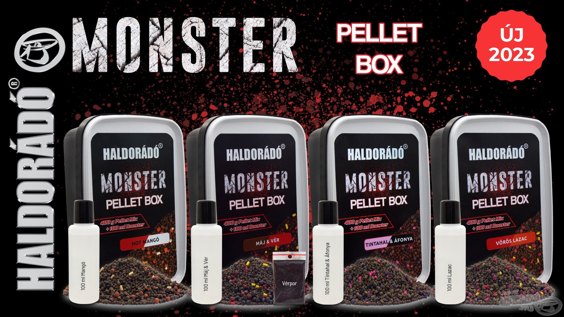 Íme, a MONSTER Pellet Box termékcsalád!