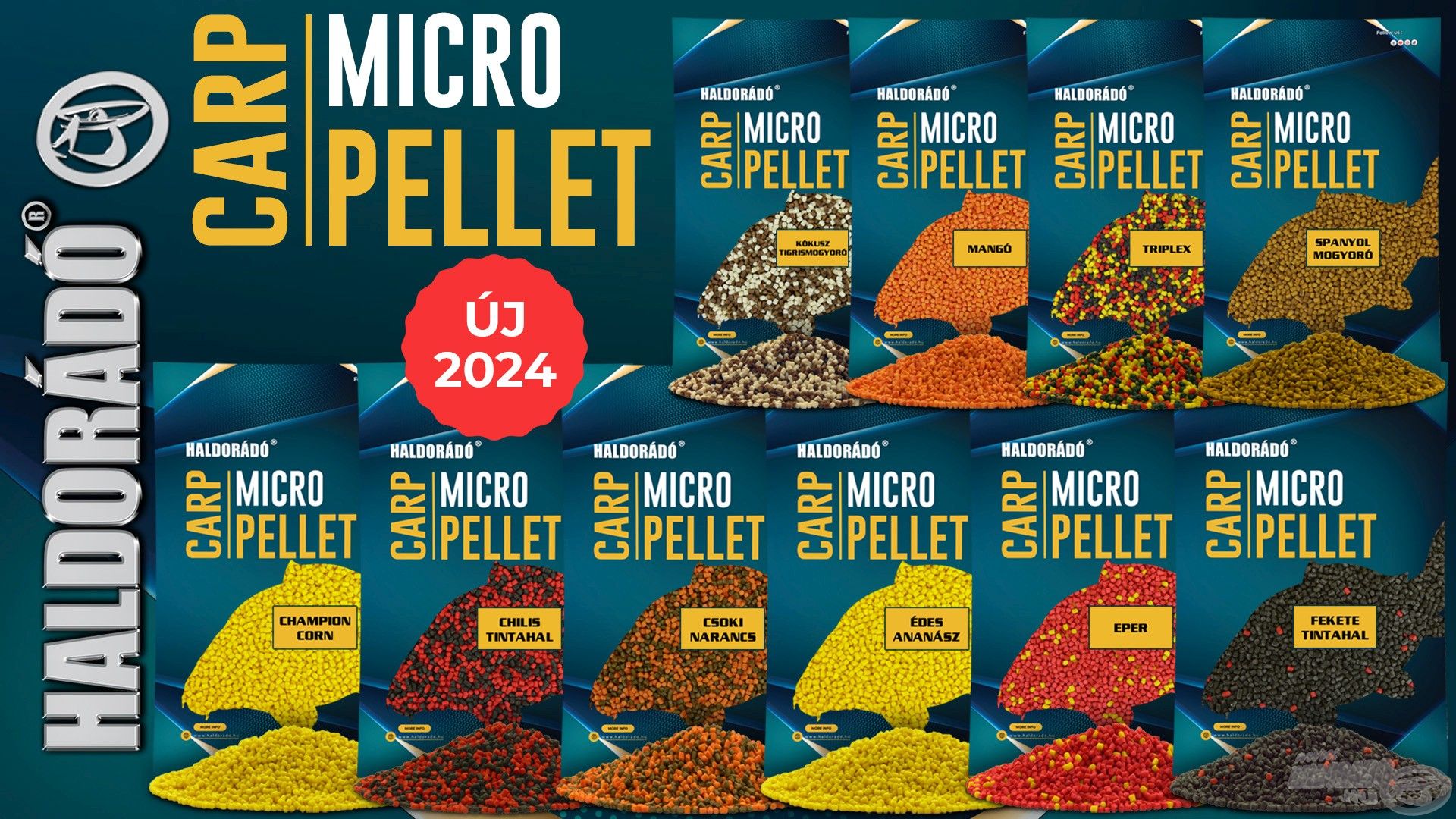 A micro pellet családunk immár Carp Micro Pellet néven érhető el a kínálatban