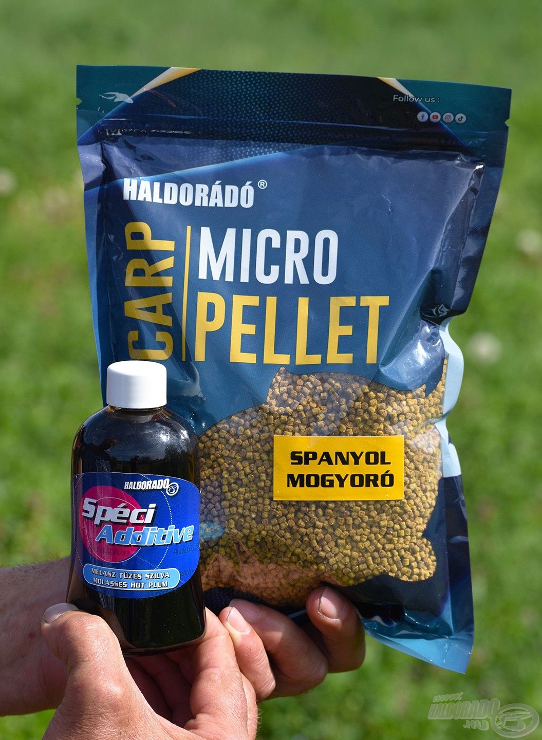 A Carp Micro Pellet - Spanyol Mogyoró és a SpéciAdditive - Melasz Tüzes Szilva egy különleges, ám annál fogósabb páros!