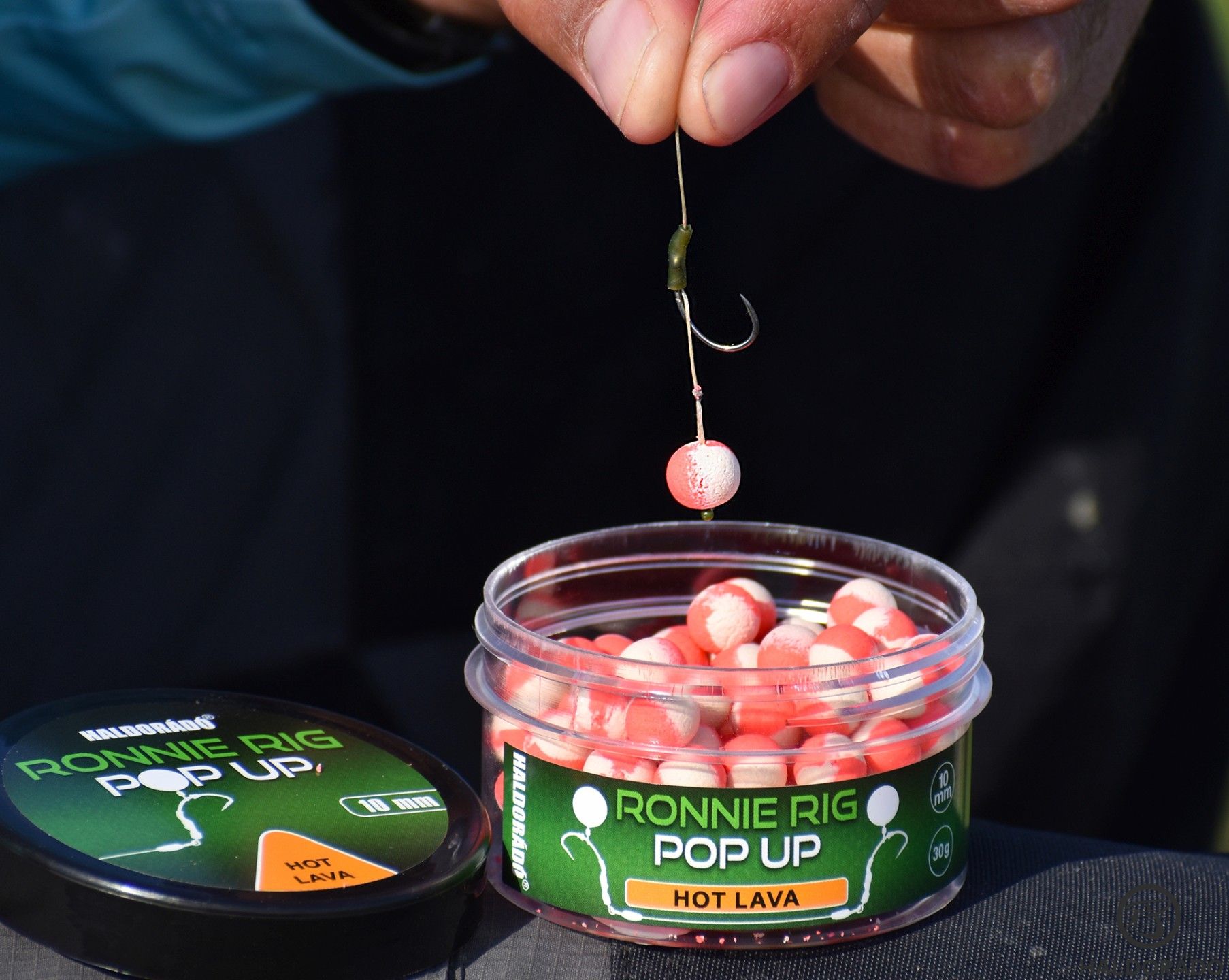 Fogós őszi fűszeres falat – HALDORÁDÓ Ronnie Rig Pop Up 10 mm - Hot Lava