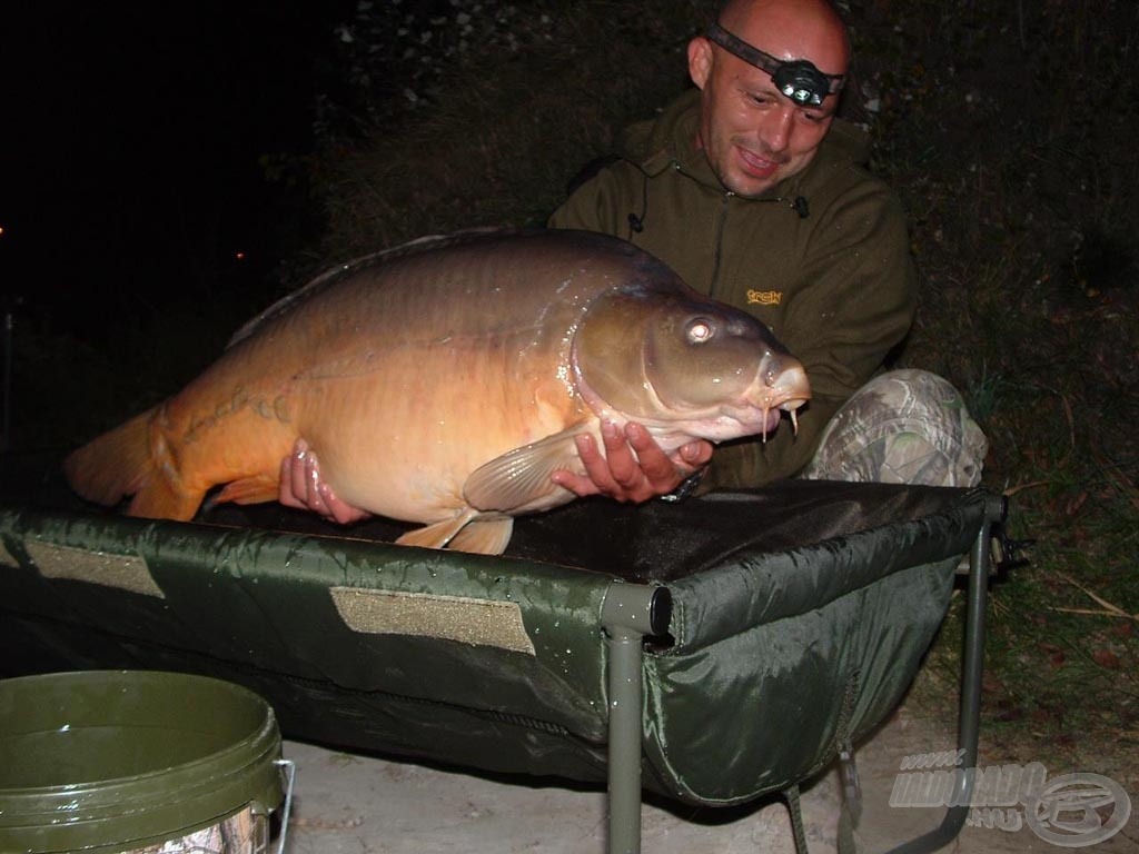 Jani és 19,20 kg-os hala