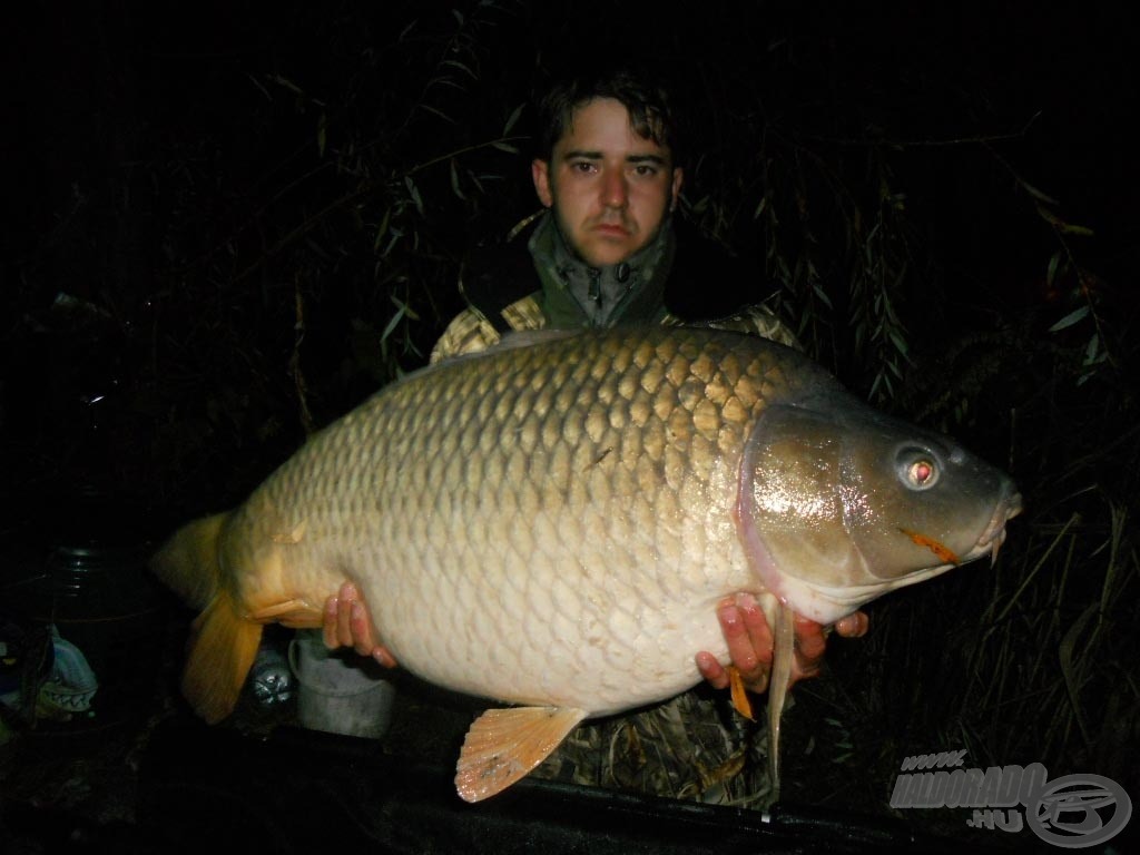 Ákos 17,50 kg-os halával