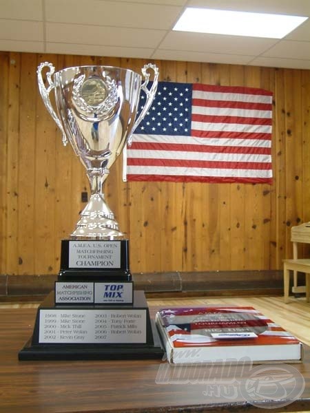 A 2007 U.S. Open bajnoki trófeája, sokan szerették volna megszerezni!