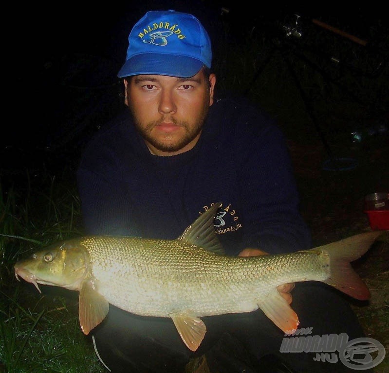 A horgászat utolsó hala ez a 2,5 kg-os márna volt, méltó befejezése a napnak