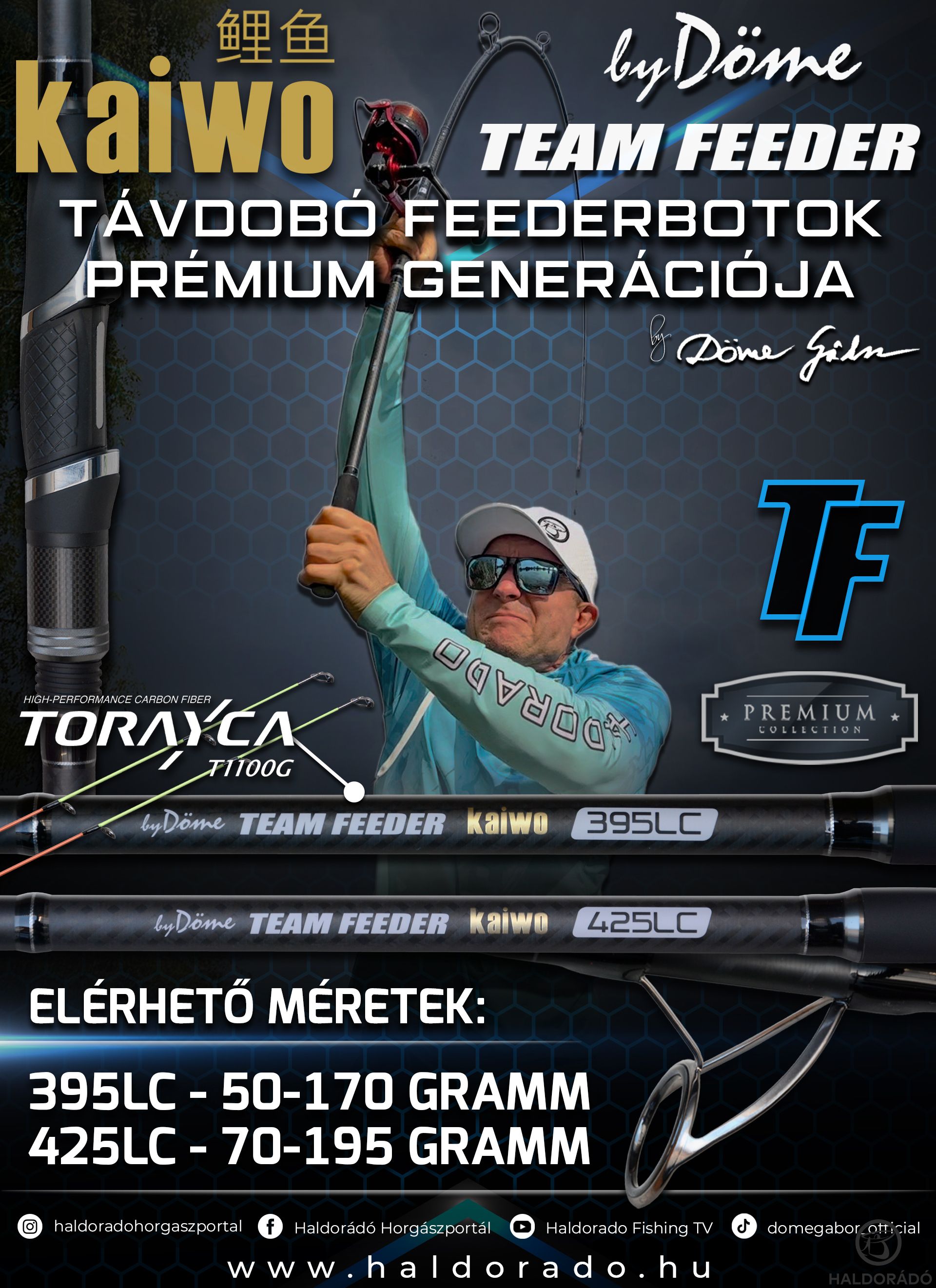 By Döme TEAM FEEDER Kaiwo 425LC távdobó Feederbot