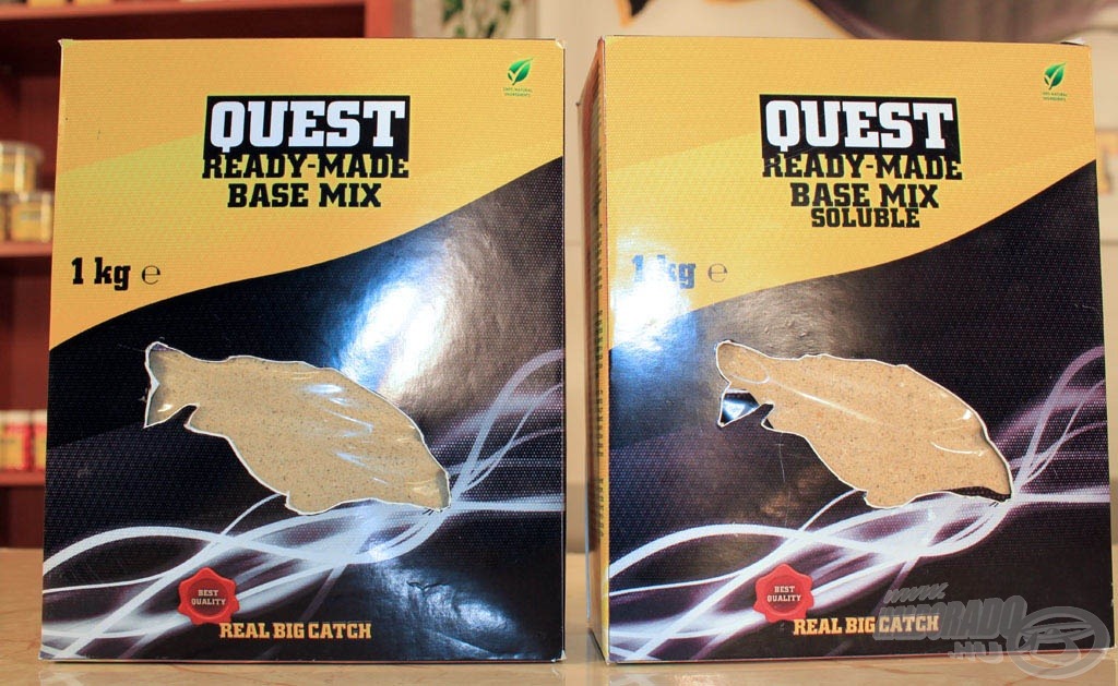 A termék neve Quest Ready-Made Base Mix, mely szintén kapható főzött és oldódó változatban is