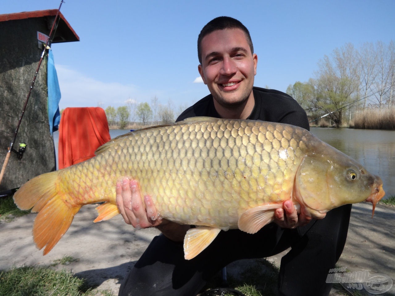 11,21 kg-mal horgászatunk legnagyobb hala