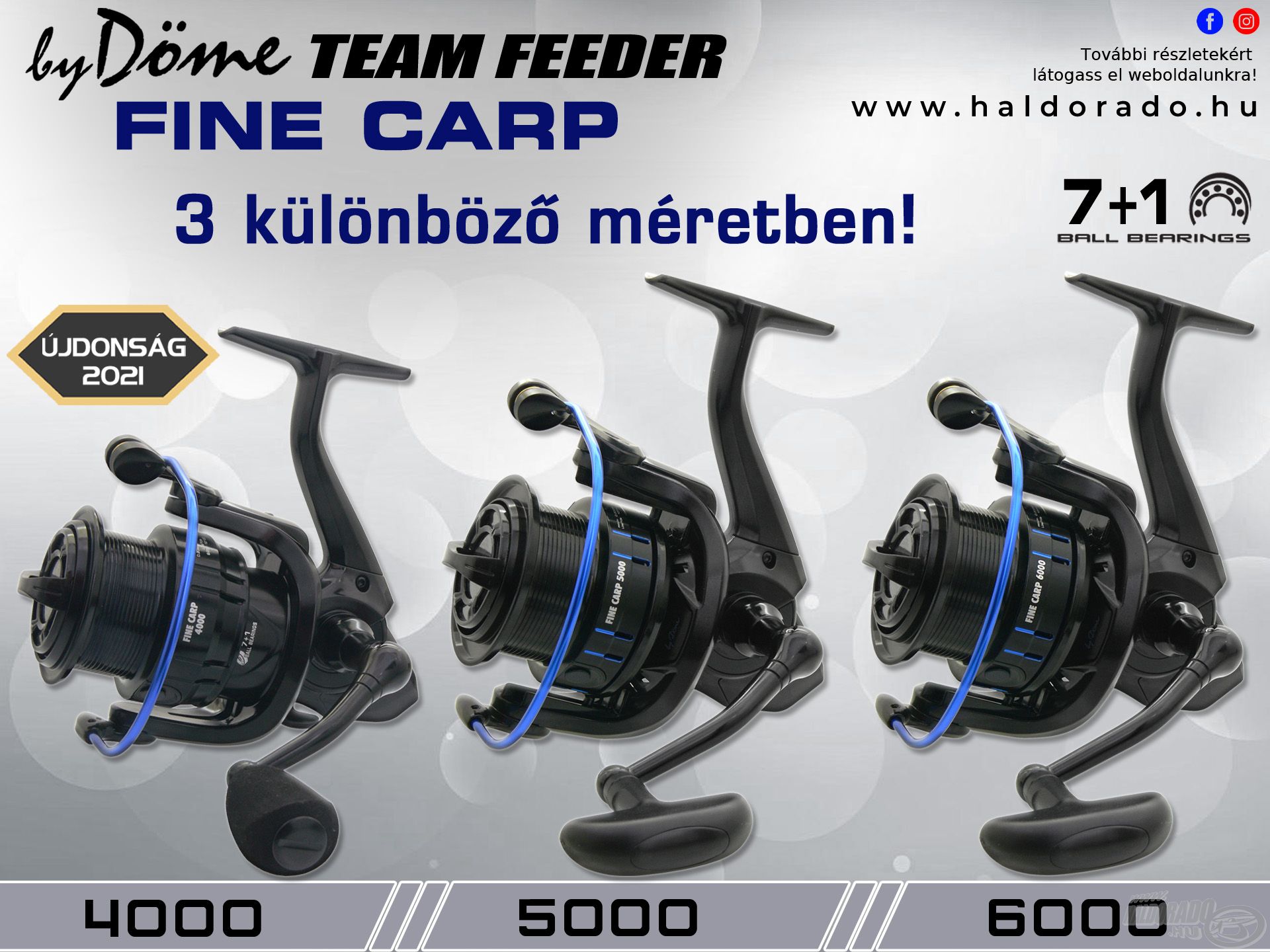 A By Döme TEAM FEEDER Fine Carp orsócsalád legújabb tagja a 4000-es méretű modell