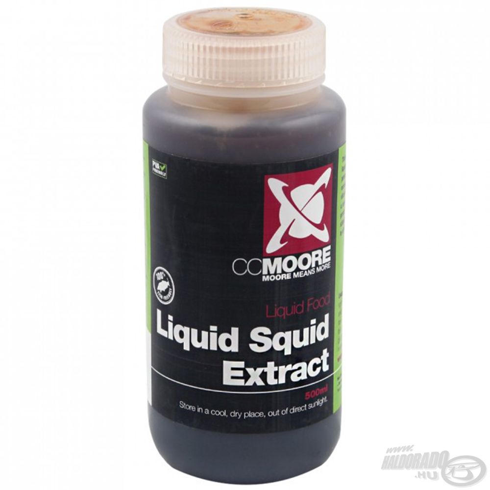 A Liquid Squid Extract egy rendkívül vonzó, természetes ásványi anyagokban, vitaminokban és sóban gazdag folyékony tintahal kivonat