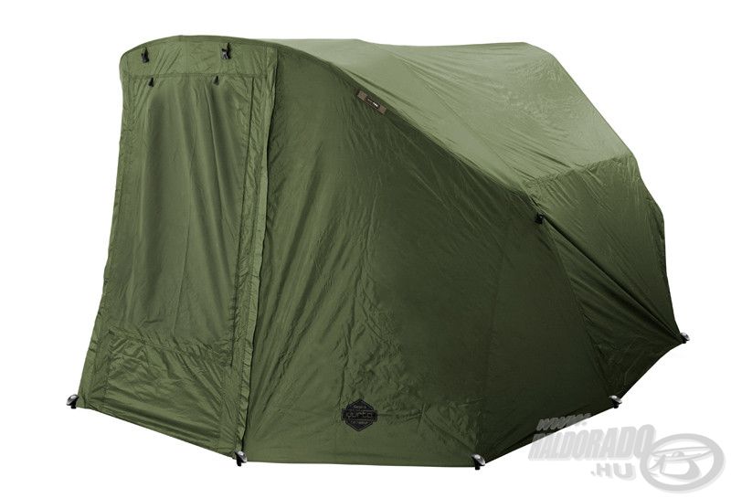 A sátorhoz téli ponyva is kapható, mely ugyanabból a magas minőségű anyagból készült, mint maga a sátor, használatával az előtető alatt még további 40 cm zárt térhez jut a használója