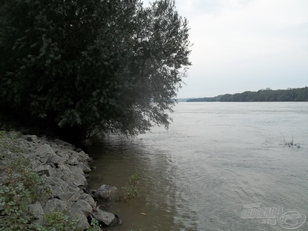 A Duna ezt az arcát mutatta érkezésünkkor