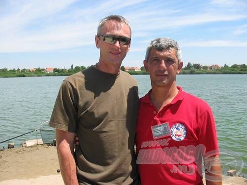 A kétszeres világbajnok Željko Capan és Miodrag Vasiljević pontyfogó mester megörökítették találkozásukat…