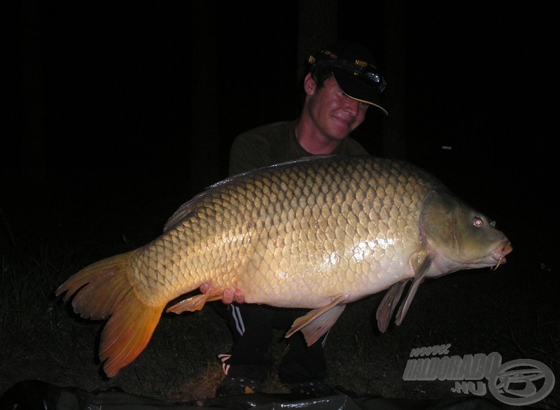 A túrám első hala, „Scooby”: 14.80 kg