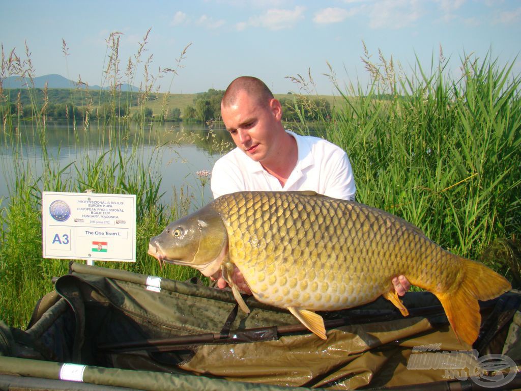 A The One I. első hala, mindjárt 15 kg felett