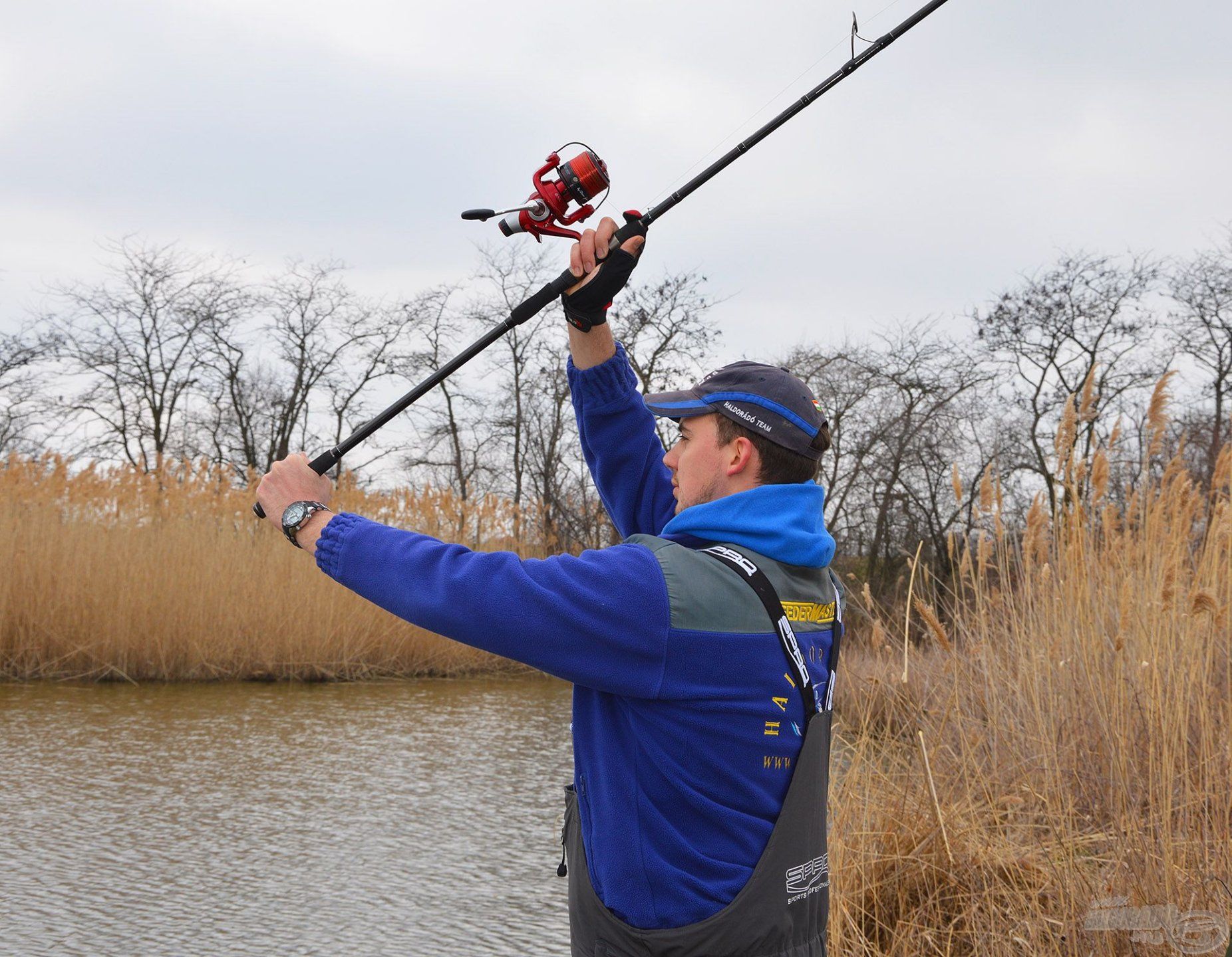 A viszonylag távoli és pontos dobásokhoz a Master Carp Pro Long Cast felszereléseimet vittem magammal