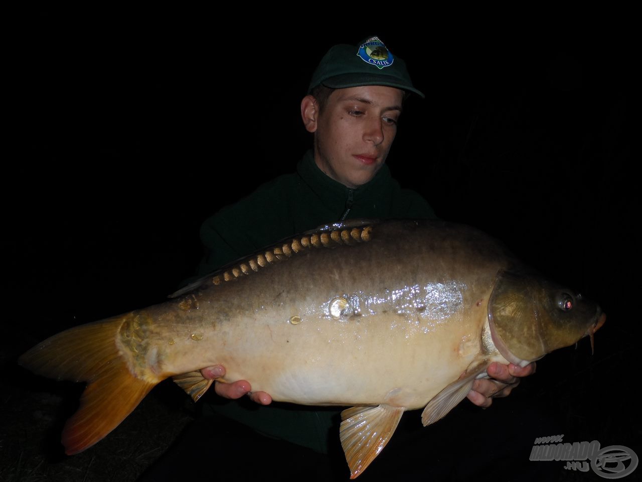 Parton az éjszaka legnagyobb hala, mely 8,2 kg-os volt