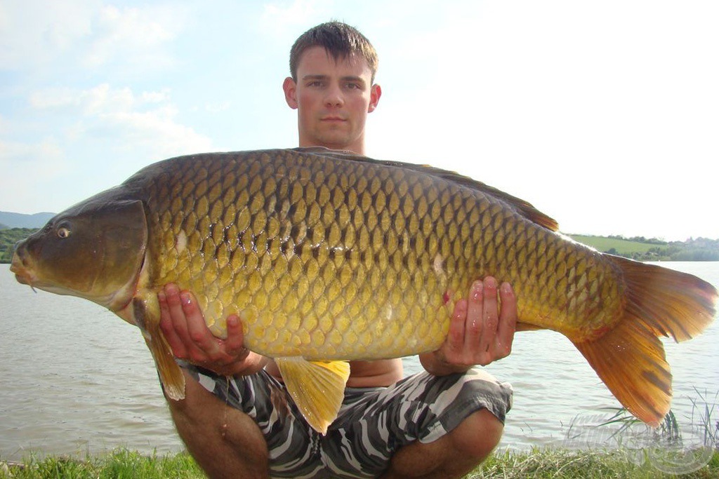 A kemény ellenfél végre a partra került, 13,80 kg