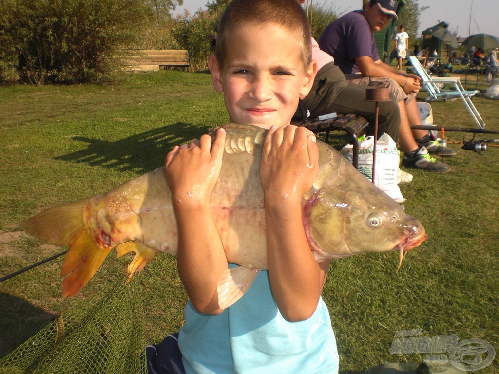 A legnagyobb kifogott pontyom, 4,4 kg volt