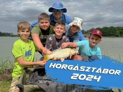 Gyermek horgásztábor Kiskunhalason 2024