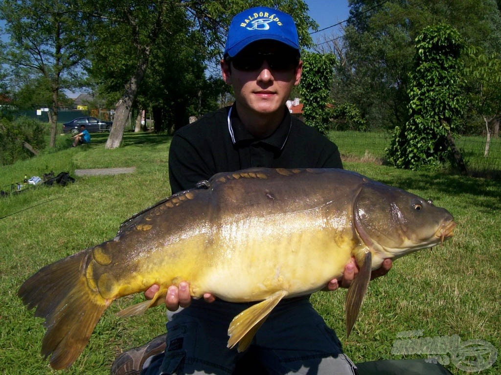  Ez a szépséges, 10,12 kg-os tükörponty megkoronázta a horgászatomat