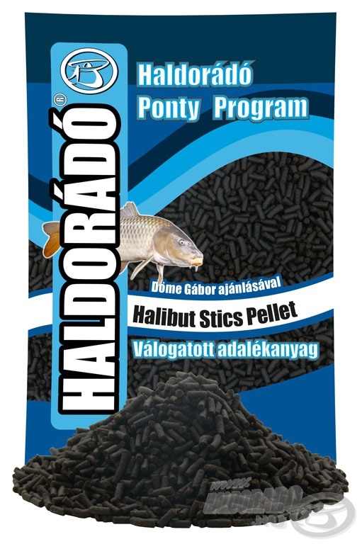 A Halibut Stics Pellet egy hosszított formájú, de kis átmérőjű pellet, amelynek kicsi mérete ellenére sem tudnak olyan könnyen megbirkózni vele az apróságok