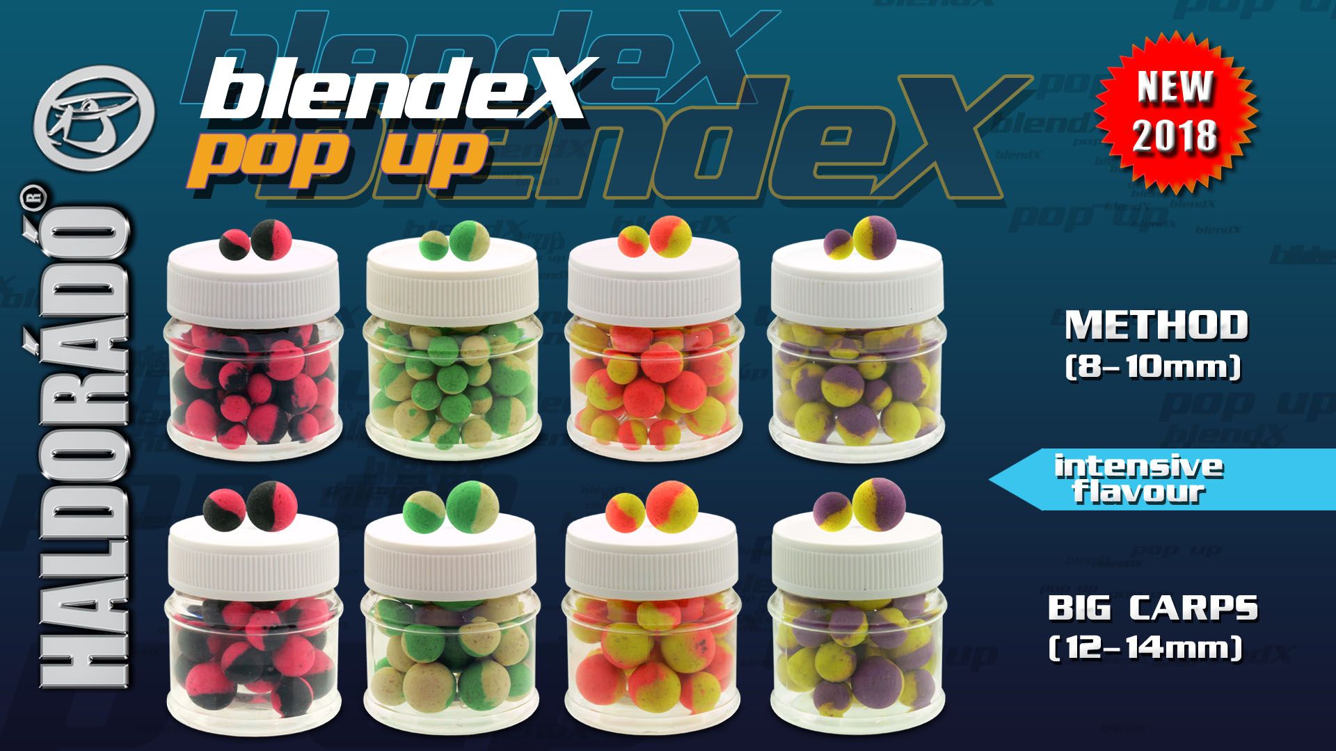 A 2018-as év egyik legkülönlegesebb újdonsága a BlendeX Pop Up csalik szériája