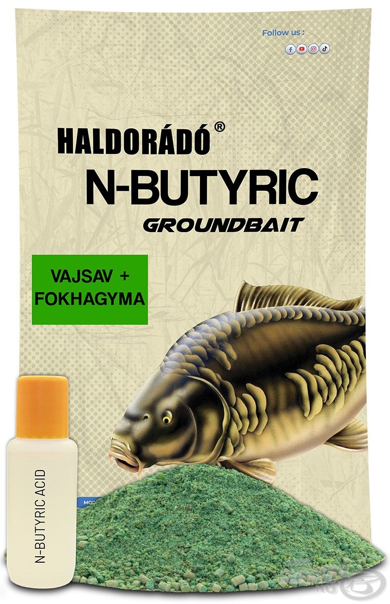 A Haldorádó N-Butyric Groundbait immár elérhető Vajsav + Fokhagyma változatban is