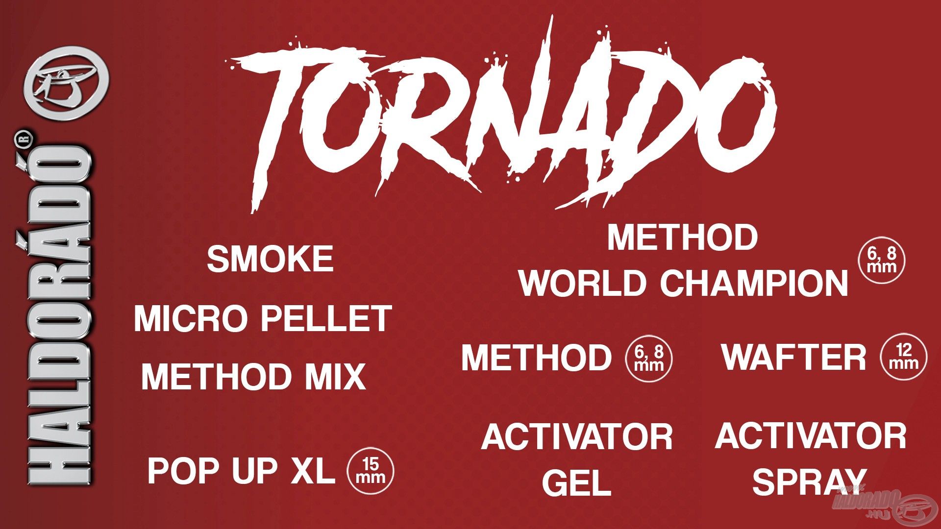 Immár Smoke változatok is jelen vannak a TORNADO termékcsaládon belül, melyek különlegessége, hogy vízbe kerülésüket követően még aktívabb színkibocsátást produkálnak