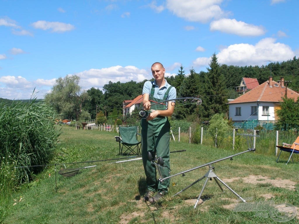 A védekező hal megdolgoztatta a hajlékony botot