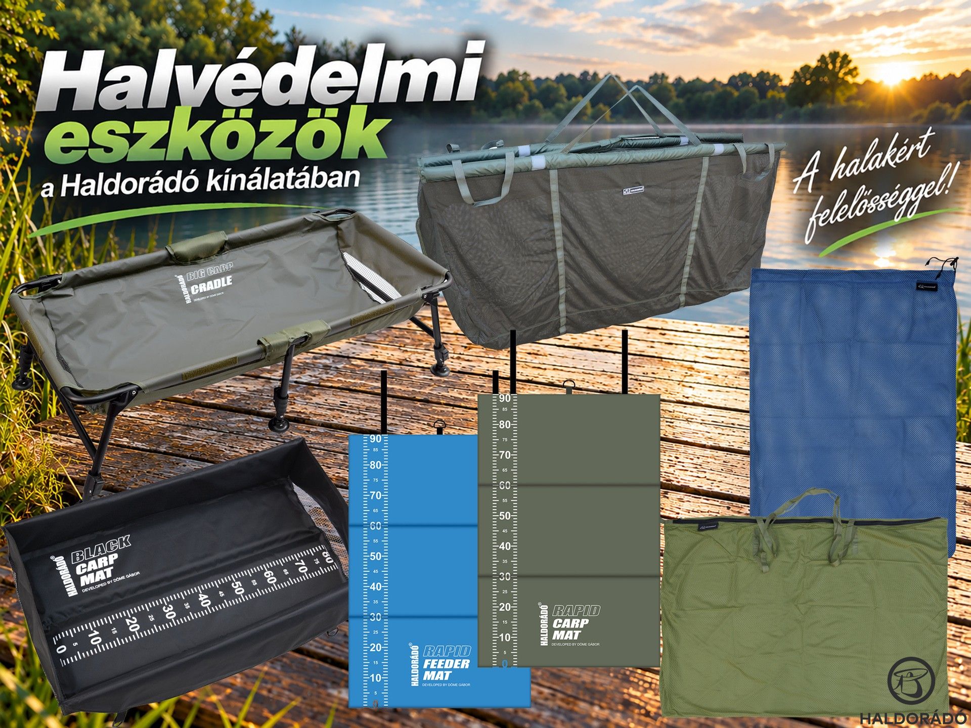Halvédelmi eszközök a Haldorádó kínálatában