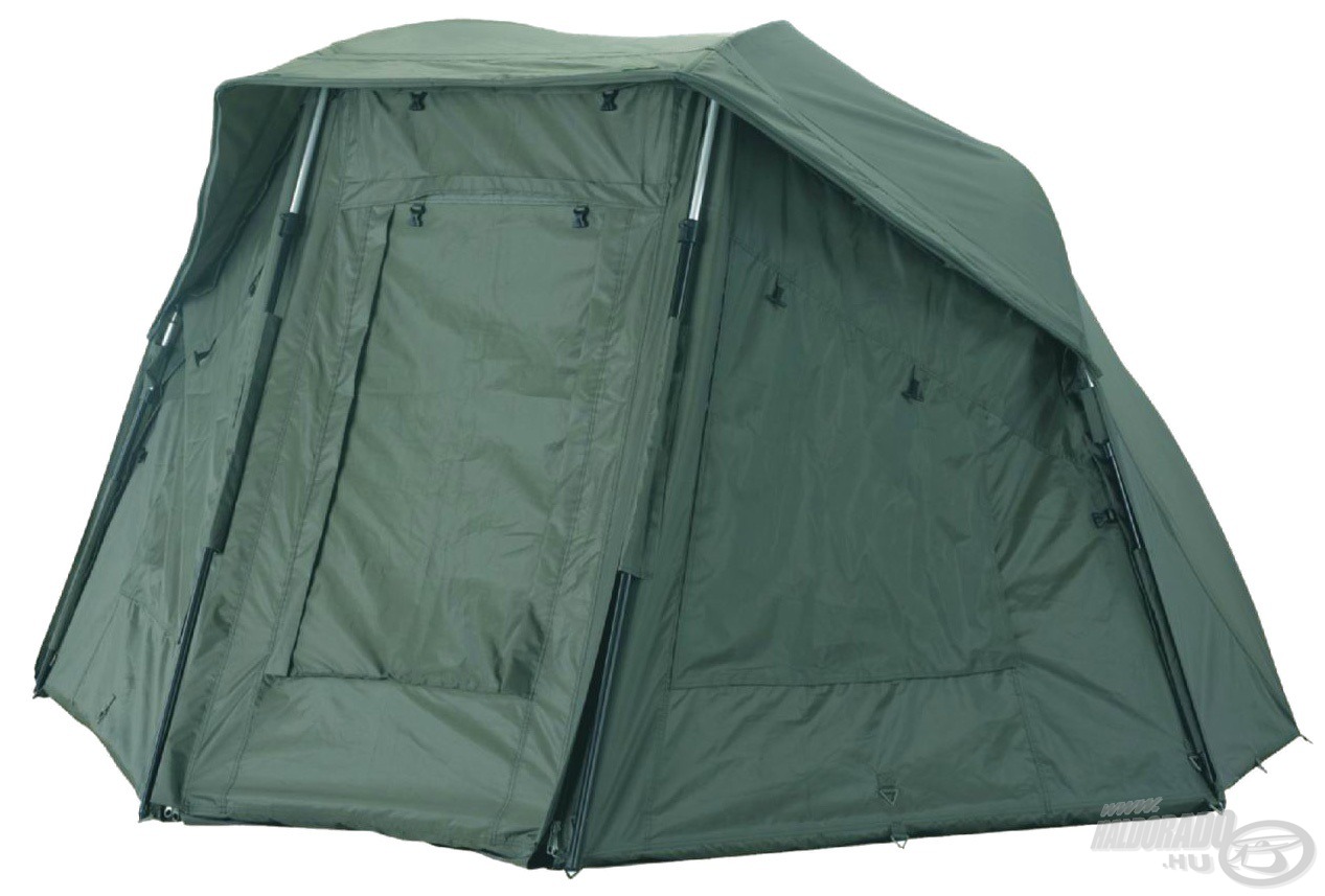 A Carp Academy Oval Dome sátrat azoknak ajánljuk, akik egy többfunkciós, megbízható, erős sátorral szeretnének a vízpartra indulni!
