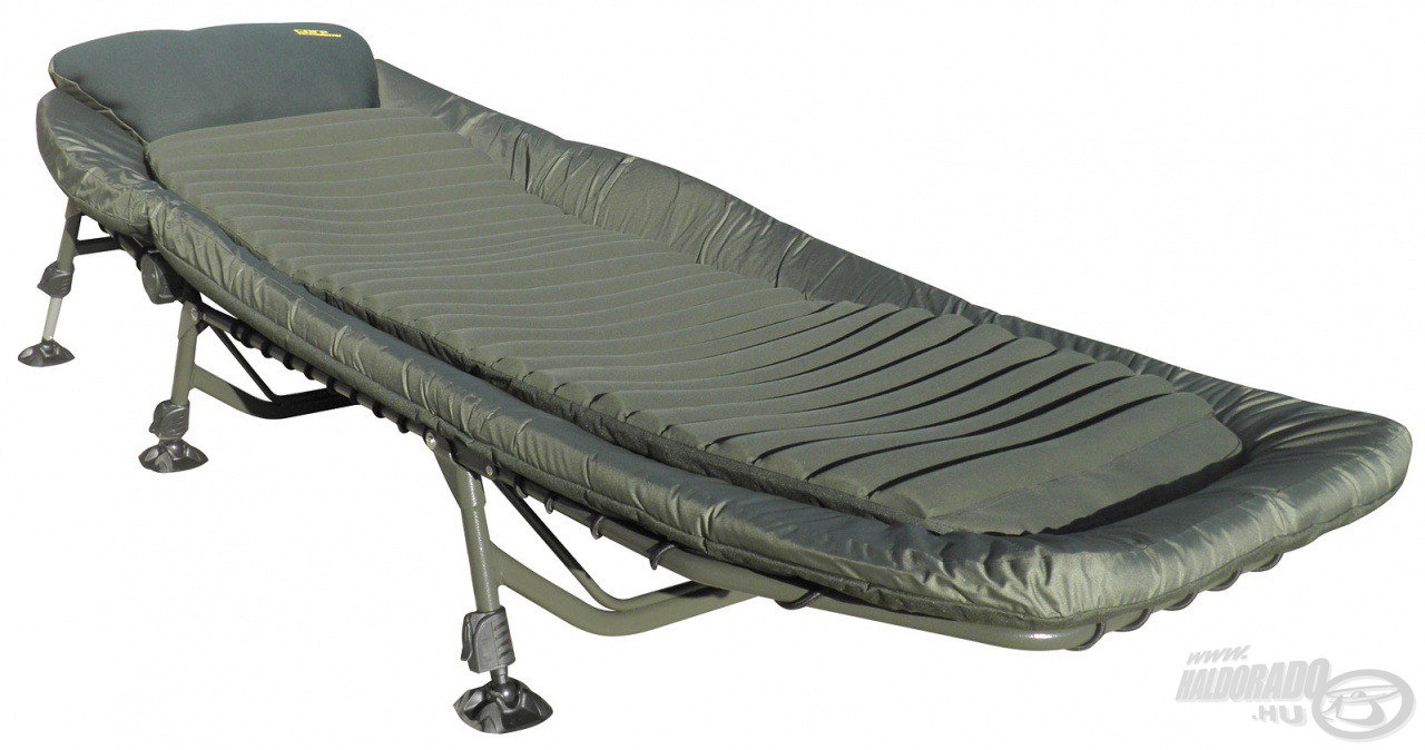 Garantáltan kifogástalan ülő- és fekvőkomfortot biztosít minden horgász számára a Carp Academy Exclusive Pontyozó ágy