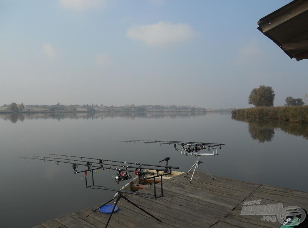 Gyönyörű, 120 hektáros tározó