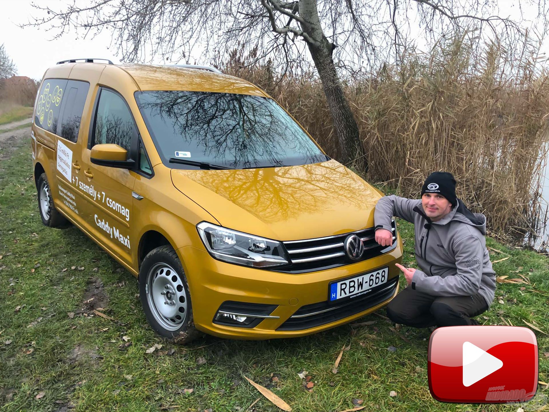 Horgászautók 2. rész – Volkswagen Caddy a horgász családoknak!
