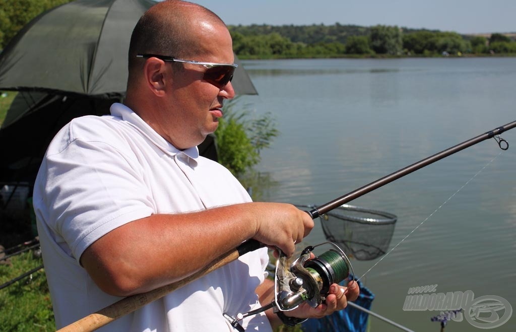 Az „A” szektort szép horgászattal Hajdú László nyerte 22.720 grammos fogással