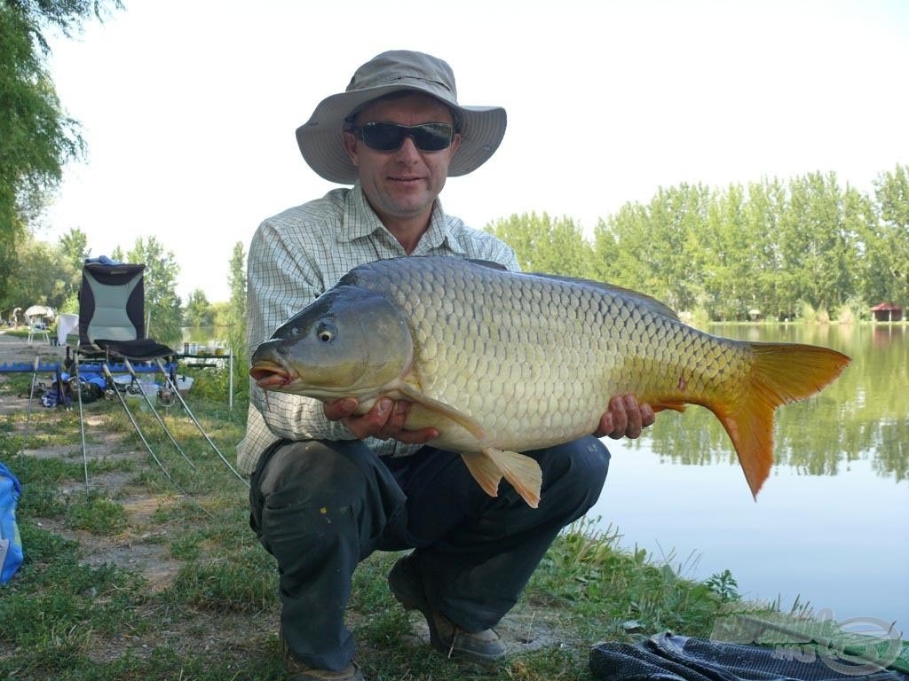 Döme Gábor precíz, pontos horgászattal…